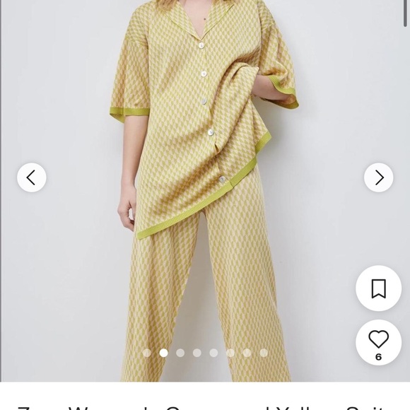 Zara JACQUARD knit set - Picture 2 of 7